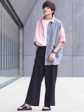 「Wilt（ウィルト）のアイテム」を使った、ユウトさん（メンズ・177cm）の夏コーディネート