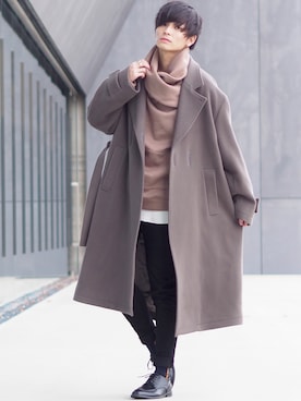 「アイテム（レッグウェア）」を使った、ユウトさん（メンズ・177cm・20代）の冬コーディネート