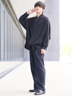 「niko and...（ニコアンド）のアイテム（アクセサリー）」を使った、ユウトさん（メンズ・177cm）の春コーディネート