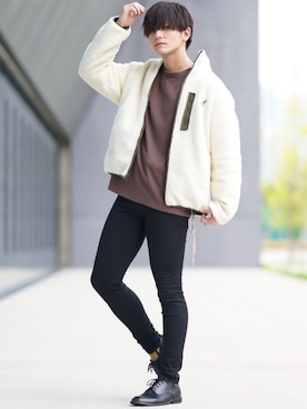 「アイテム（ドレスシューズ）」を使った、ユウトさん（メンズ・177cm）の秋コーディネート