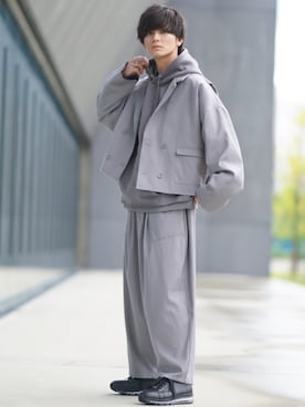 「アイテム（テーラードジャケット）」を使った、ユウトさん（メンズ・177cm・20代）の秋コーディネート