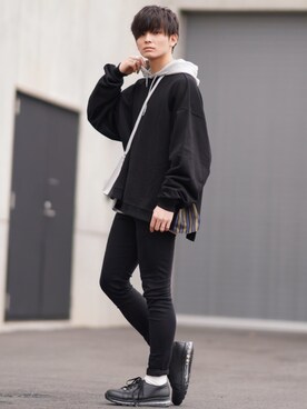 「order（オーダー）のアイテム（トップス）」を使った、ユウトさん（メンズ・177cm）の秋コーディネート