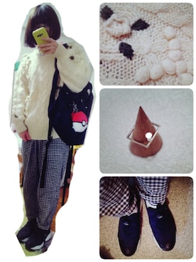 すず@TWINKLESさん（レディース・155cm）の冬コーディネート