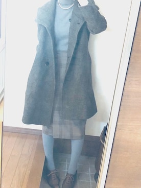 「レトロ」｜「アイテム（PC・スマホグッズ/家電）」を使った、はるさん（レディース・156cm）の冬コーディネート