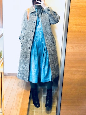 「レトロ」｜「アイテム（PC・スマホグッズ/家電）」を使った、はるさん（レディース・156cm）の冬コーディネート