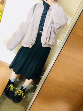 「かすみ草」｜はるさん（レディース・156cm）の冬コーディネート