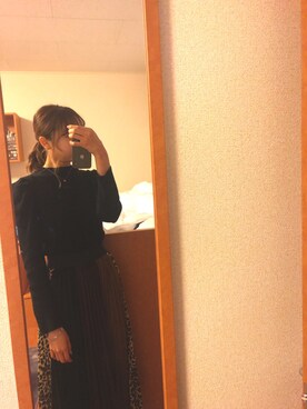 「SpRay PREMIUM（スプレイプレミアム）のアイテム（スカート）」を使った、makoさん（レディース・170cm）の冬コーディネート