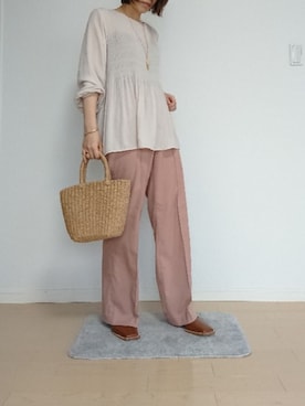 「SOKO（ソコ）のアイテム」を使った、ritzさん（レディース・162cm）の春コーディネート