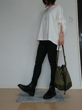 「rag & bone（ラグアンドボーン）のアイテム（パンツ）」を使った、ritzさん（レディース・162cm）の春コーディネート