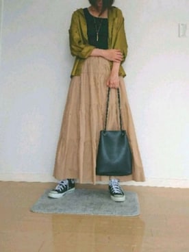 「SOKO（ソコ）のアイテム」を使った、ritzさん（レディース・162cm）の夏コーディネート