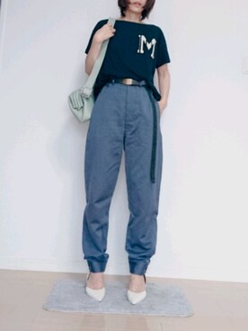 muller of yoshiokubo 『M』Tシャツを使った人気ファッションコーディネート - WEAR