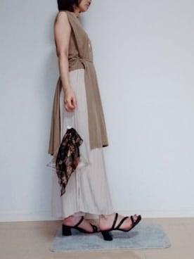 「SOKO（ソコ）のアイテム」を使った、ritzさん（レディース・162cm）の夏コーディネート