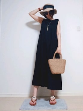 「SOKO（ソコ）のアイテム」を使った、ritzさん（レディース・162cm）の夏コーディネート