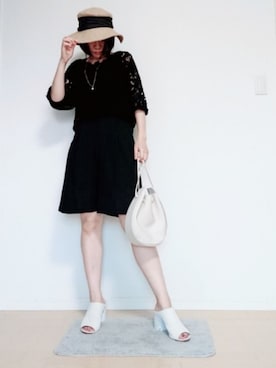 「Chang Mee（チャンミー）のアイテム」を使った、ritzさん（レディース・162cm）の夏コーディネート