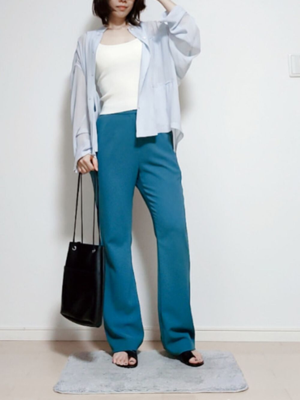新品同様¥45,100 AcneStudiosジョーゼットマンダリンカラーシャツ Acne Studios - 新品同様¥45,100 AcneStudiosジョーゼット
