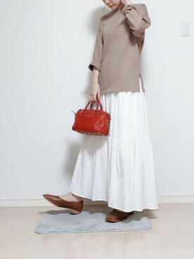 「SOKO（ソコ）のアイテム」を使った、ritzさん（レディース・162cm）の秋コーディネート