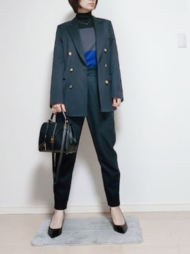 「UNION LAUNCH（ユニオンランチ）のアイテム」を使った、ritzさん（レディース・162cm）の冬コーディネート