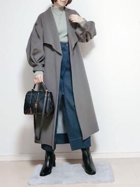 「Ameri（アメリ）のアイテム」を使った、ritzさん（レディース・162cm）の冬コーディネート
