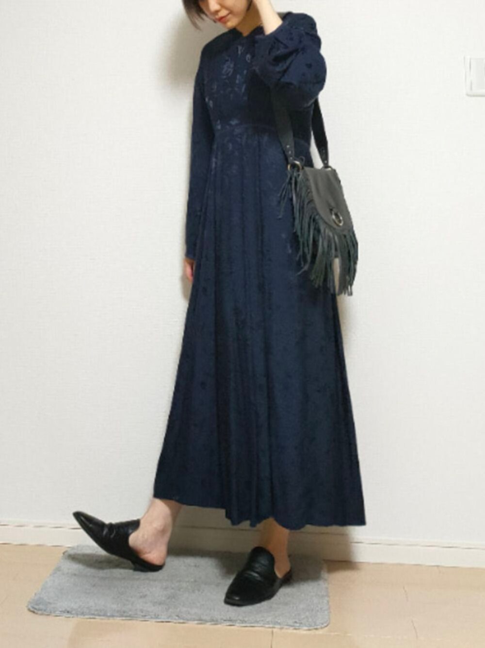 CLANE（クラネ）の「PIPING LINE ONE PIECE（ワンピース 