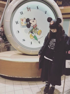 「Yohji Yamamoto（ヨウジヤマモト）のアイテム（レッグウェア）」を使った、hitomiさん（レディース・166cm）の冬コーディネート