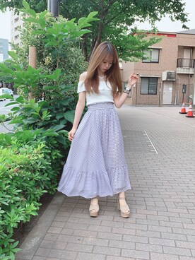 kayo yoshizawaさん（レディース・147cm）の夏コーディネート