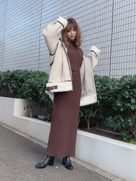 kayo yoshizawaさん（レディース・148cm）の秋コーディネート