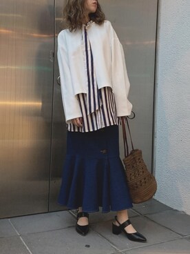 kayo yoshizawaさん（レディース・148cm）の冬コーディネート