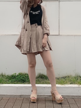 kayo yoshizawaさん（レディース・148cm）の春コーディネート