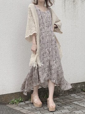 kayo yoshizawaさん（レディース・148cm）の春コーディネート