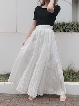 「アイテム（サンダル、その他）」を使った、kayo yoshizawaさん（レディース・148cm）の夏コーディネート