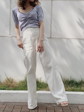 「アイテム（サンダル、その他）」を使った、kayo yoshizawaさん（レディース・148cm）の夏コーディネート