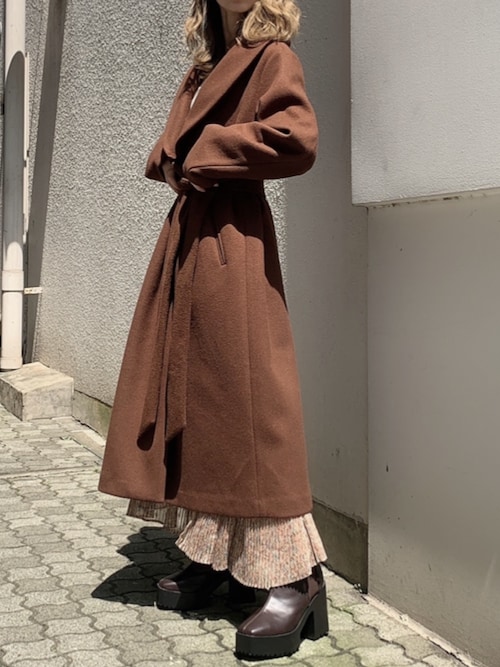 【限定値下】カヨコート 横浜 おしゃれの店 KAYO Aラインコート 元町カヨコート チェック柄 Aライン ロングコート - メルカリ