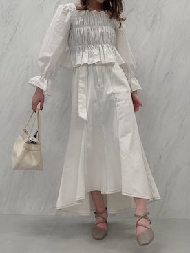 kayo yoshizawaさん（レディース・148cm）の春コーディネート