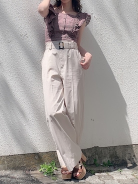 kayo yoshizawaさん（レディース・148cm）の春コーディネート