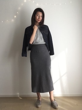 「エスパドリーユ」｜mckさん（レディース・168cm）の冬コーディネート