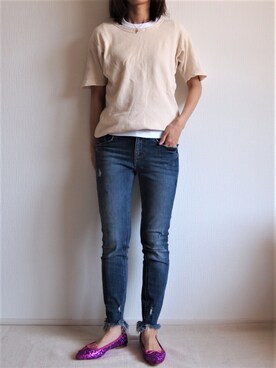 「Cantarelli（カンタレリ）のアイテム」を使った、mckさん（レディース・168cm）の夏コーディネート