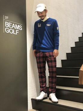 ニット セーターを使った ゴルフ のメンズ人気ファッションコーディネート Wear