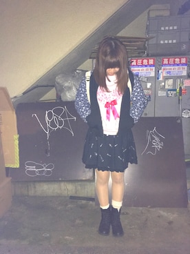 「Nile PERCH（ナイルパーチ）のアイテム（スウェット）」を使った、あ お いさん（レディース・161cm）の冬コーディネート