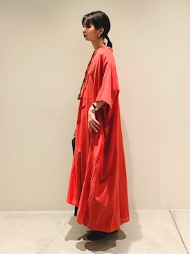 「08sircus（ゼロエイトサーカス）のアイテム」を使った、kana takaseさん（レディース・160cm）の春コーディネート
