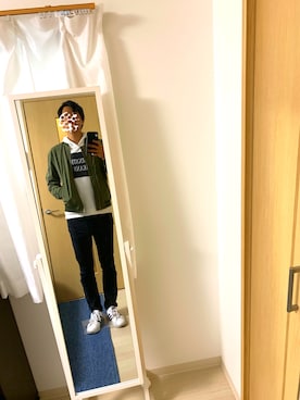 「tk.TAKEO KIKUCHI（ティーケータケオキクチ）のアイテム（MA-1）」を使った、Masaさん（メンズ・180cm）の春コーディネート