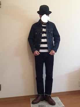 「FREEWHEELERS（フリーホイーラーズ）のアイテム（帽子）」を使った、mさん（メンズ・172cm）の春コーディネート