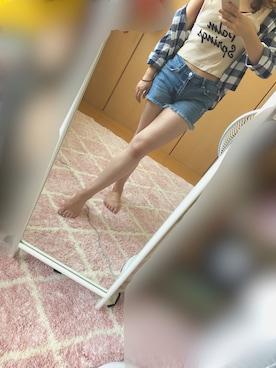 「はだし」｜まぁ🐰さん（レディース・153cm）の夏コーディネート