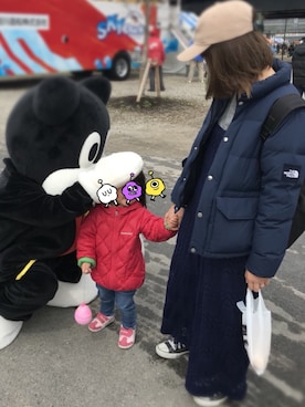 「お祭り」｜「アイテム（ブルゾン）」を使った、higemegane17さん（レディース・160cm）の春コーディネート