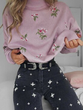 「UNKNOWN.（アンノウン）のアイテム（スウェット）」を使った、Zen_Zinさん（レディース・170cm）の冬コーディネート