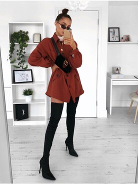 「WEAR」｜「アイテム（ワンピース/ドレス）」を使った、Zen_Zinさん（レディース・170cm）の春コーディネート
