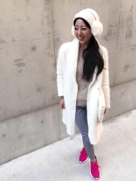 euro flat PRESS lisaさん（レディース・157cm）の冬コーディネート