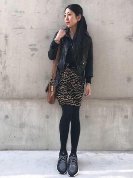 euro flat PRESS lisaさん（レディース・157cm）の冬コーディネート