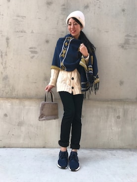 euro flat PRESS lisaさん（レディース・157cm）の冬コーディネート