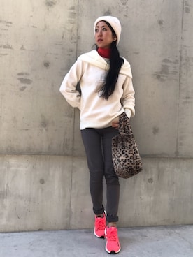 euro flat PRESS lisaさん（レディース・157cm）の冬コーディネート