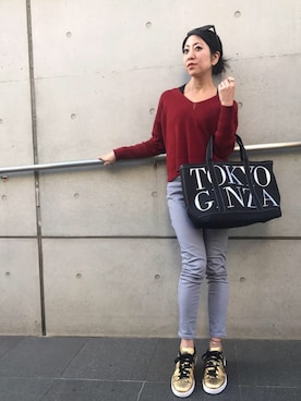 euro flat PRESS lisaさん（レディース・157cm）の冬コーディネート